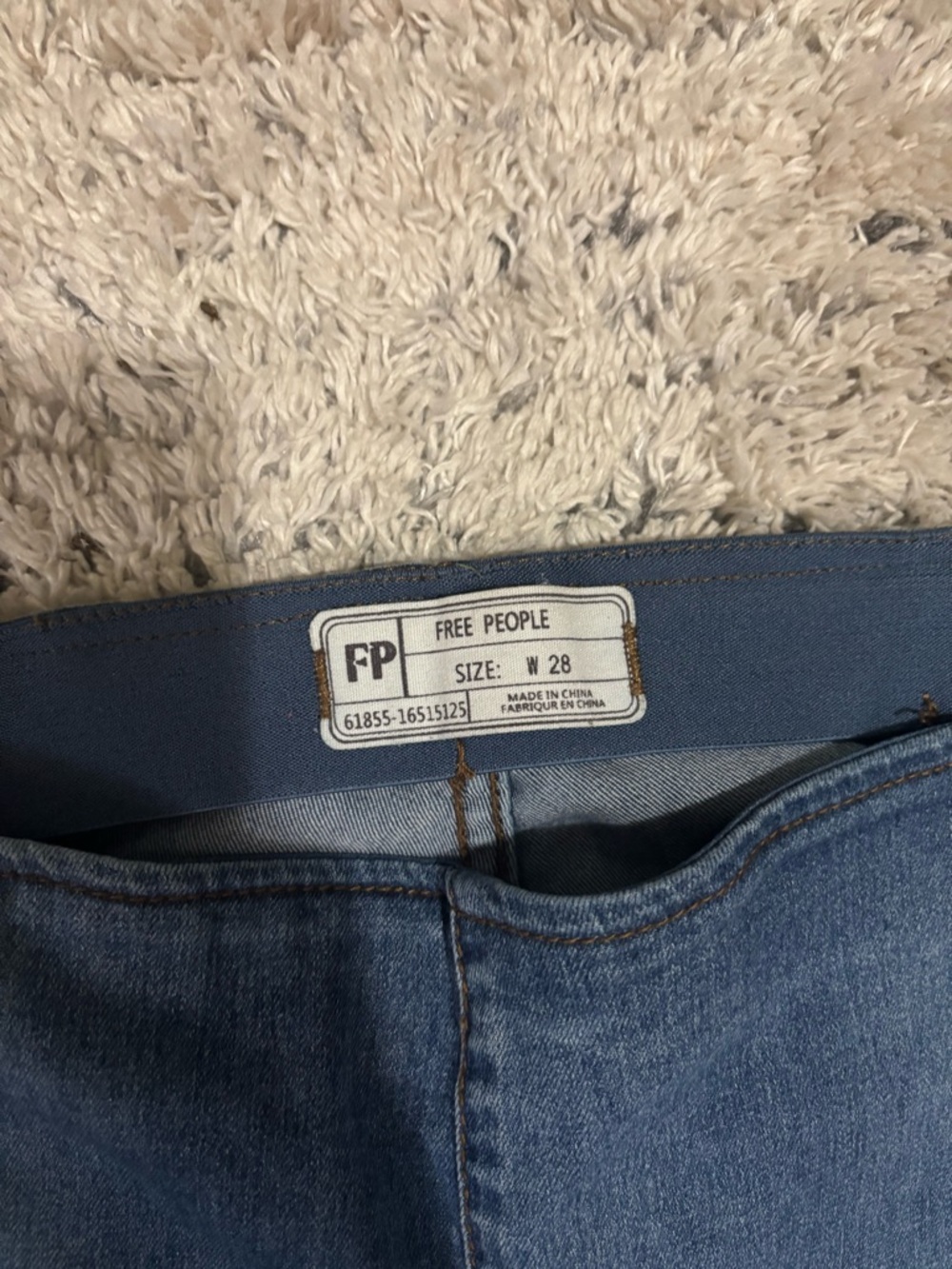 Free People Medium Blue Denim Jeans